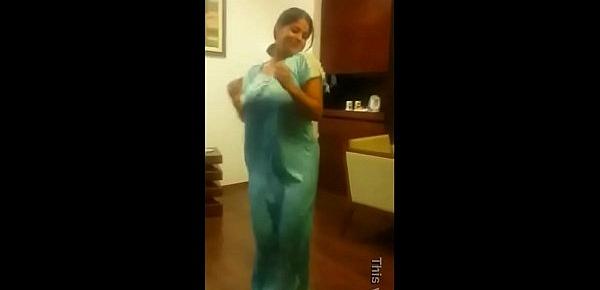  Tamil Wife Sumithra Hot Dance for husband